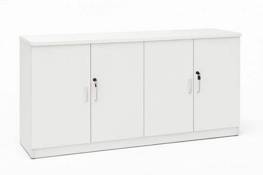 [ODFC27] CREDEZA DE 4 PUERTAS  BLANCO (160x40x80CM)