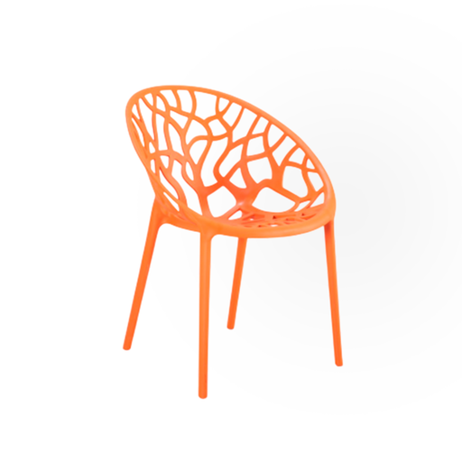 [YWJ-6678-N] SILLA DEMI COLOR NARANJA-PP