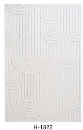 [H-1822] ALFOMBRA MAKIKAWA  PLÁSTICO CON POLIÉSTER 3D(160*230CM)