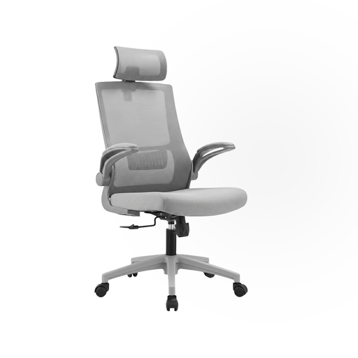 [819A-G] SILLA DE OFICINA 819A-G CON CABECERA GRIS(60×50×59CM)