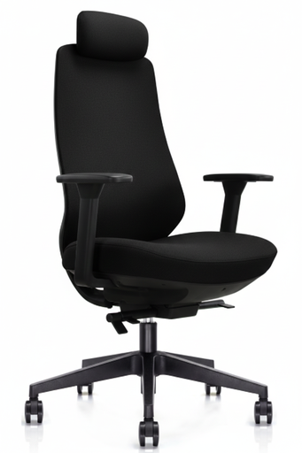 [6255A] SILLA OFICINA EJECUTIVA DRIP(TODA NEGRA)