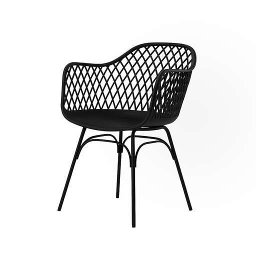 [78136-N] SILLA OSLO COMEDOR - COLOR NEGRO ((60*59*84CM))