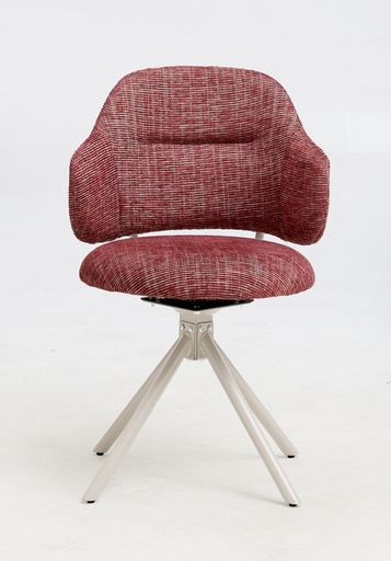 [24063440] SILLA COMEDOR RACHEL ROJO(52x56x83x49.5CM)