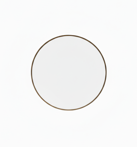 [ES-003] ESPEJO DALI MARCO DE DORADA 60CM