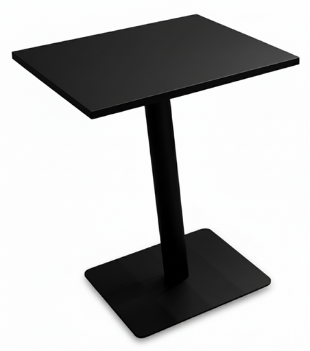 [XY-E04] MESA COMEDOR ELLIS TODA NEGRO(80x80CM)