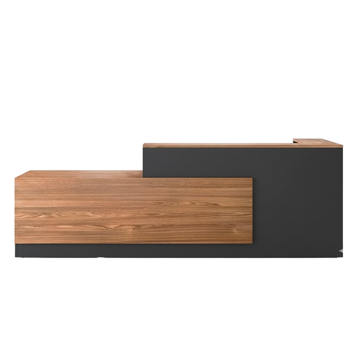 [UK-07] RECEPCION ORION ROBLE CON GRIS (240*60*100CM)