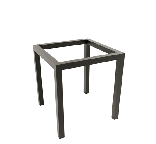 [0707] BASE METALICA DE 4 PATAS COLOR NEGRO PARA MESA DE 30¨ CUADRADA