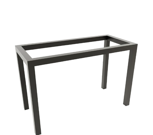 [0808] BASE METALICA DE 4 PATAS COLOR NEGRO PARA MESA DE 24x48¨ RECTANGULAR