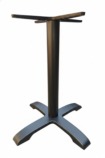 [1002-1] BASE PARA MESA DE 1 PATA HIERRO NEGRO 1002 -1(BASE EN CUADRADA)