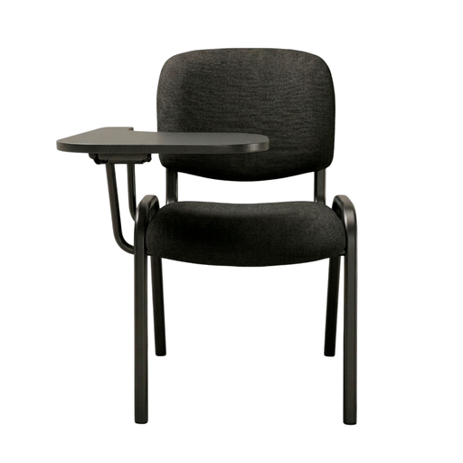 [3683-T] SILLA DE ESPERA BASIC CON TABLETA COLOR NEGRO